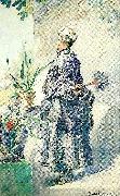 Carl Larsson flickan med dammvippan Spain oil painting artist
